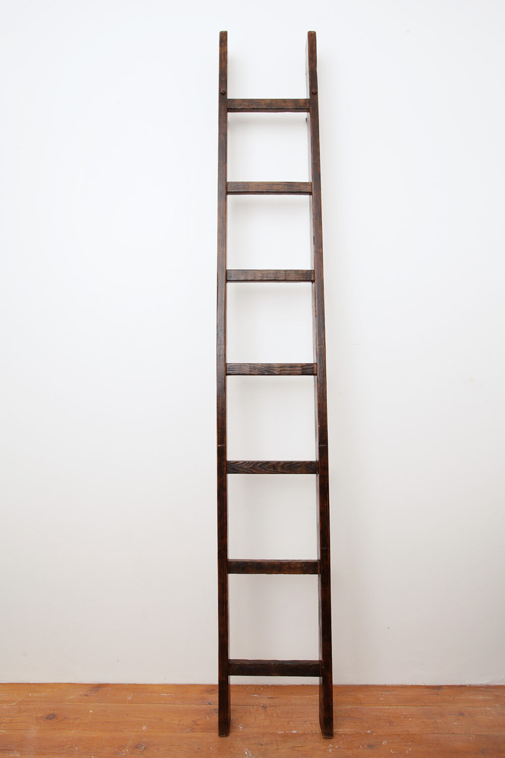 Vintage wooden barn ladder 218 cm