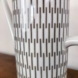 Langenthal high teapot - geometric pattern