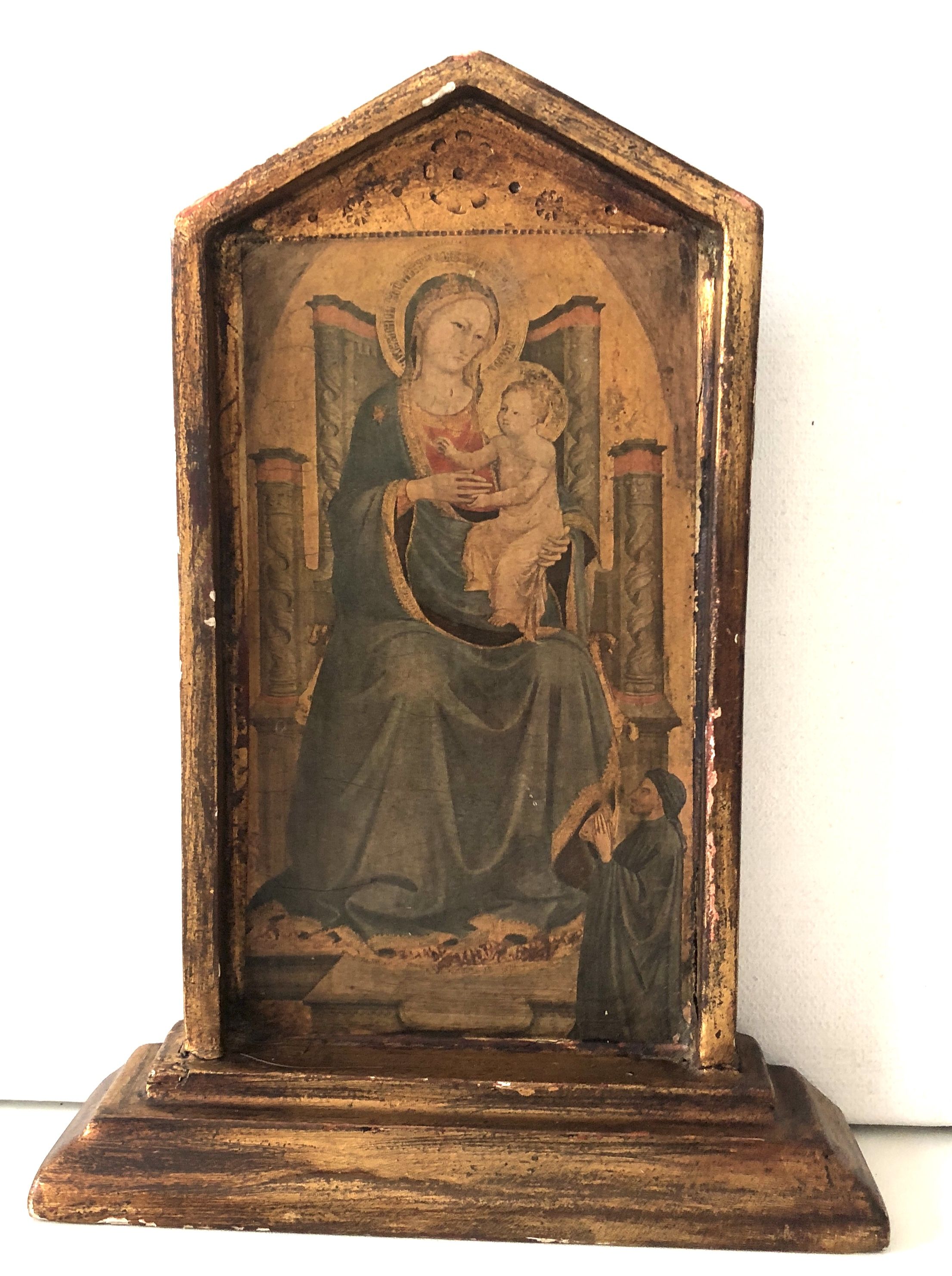 Italian icon in wood