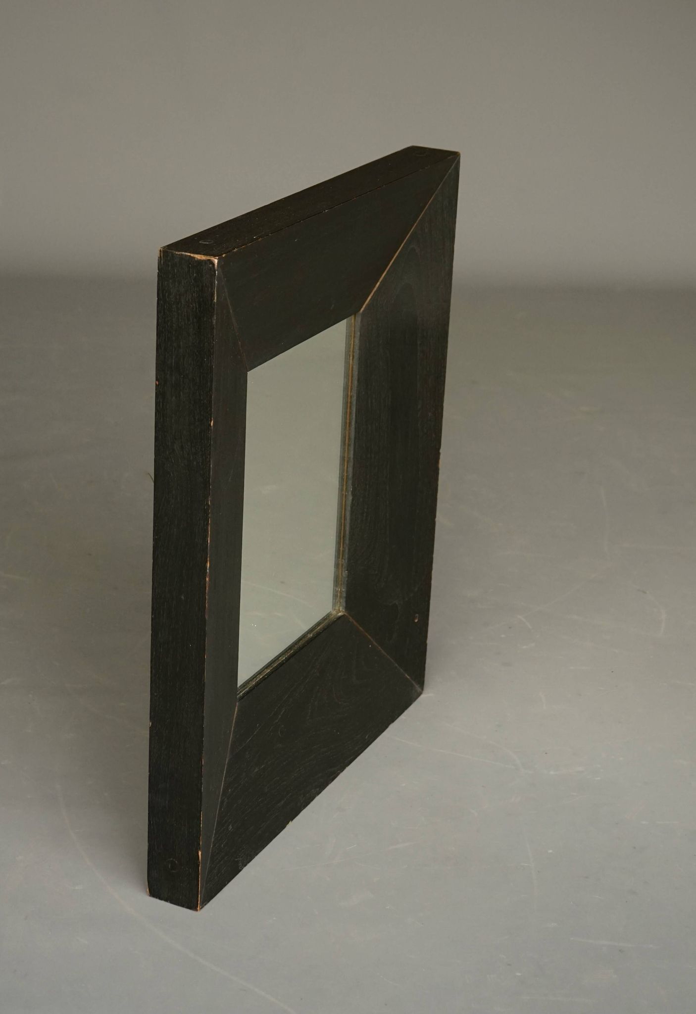 Miroir mural vintage à cadre épais