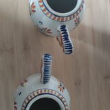 Old pair of vases Henriot Quimper