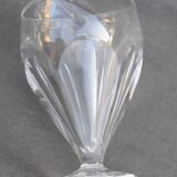 6 glasses in Porto or crystal digestive with slices cut St. Louis