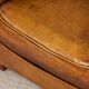 Vintage 20thc pair of dutch leather club chairs c.1980