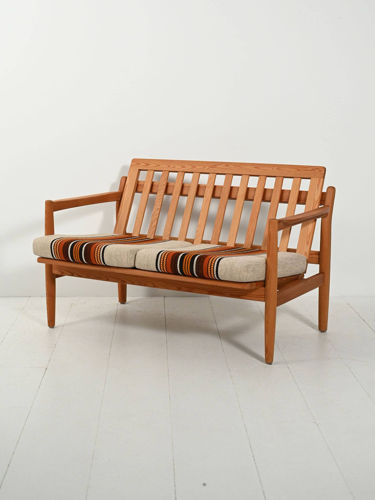 “Briksbo” Pine Loveseat by Harry Moen