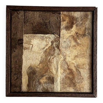 Artwork made of bark paper