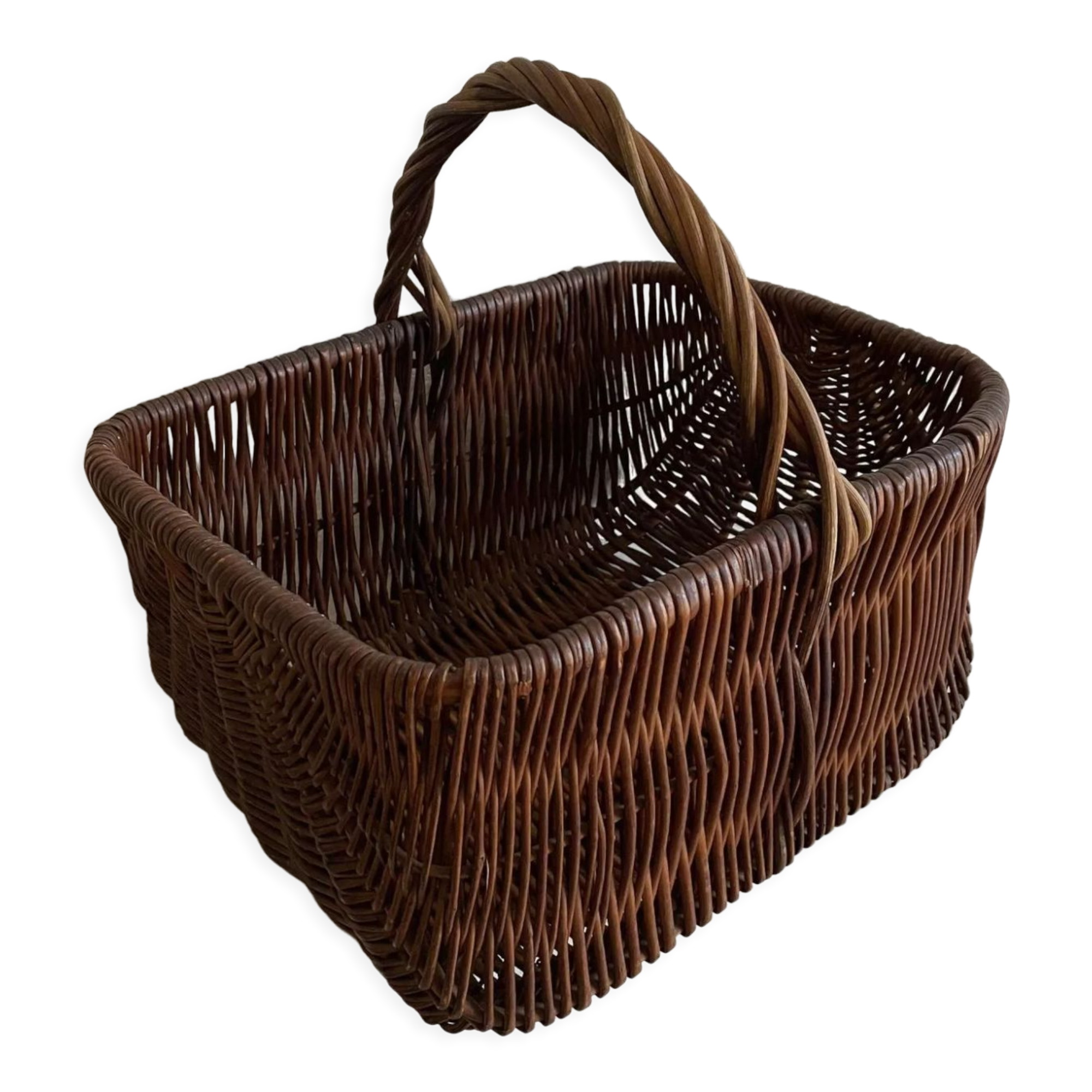 Hazel wood basket