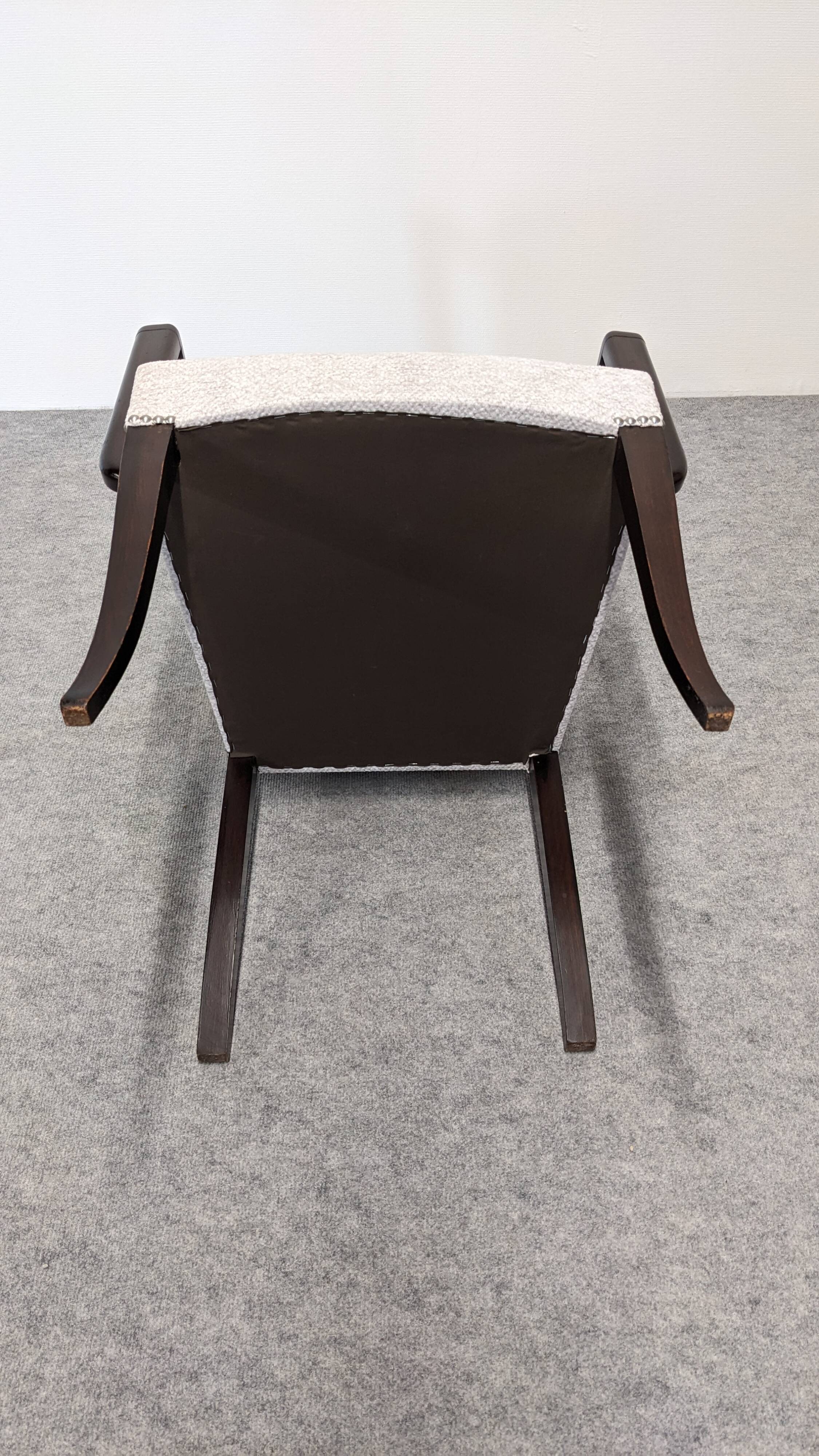 Paire de fauteuils bridges Art déco, France vers 1920