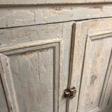 Old weathered corner workshop furniture