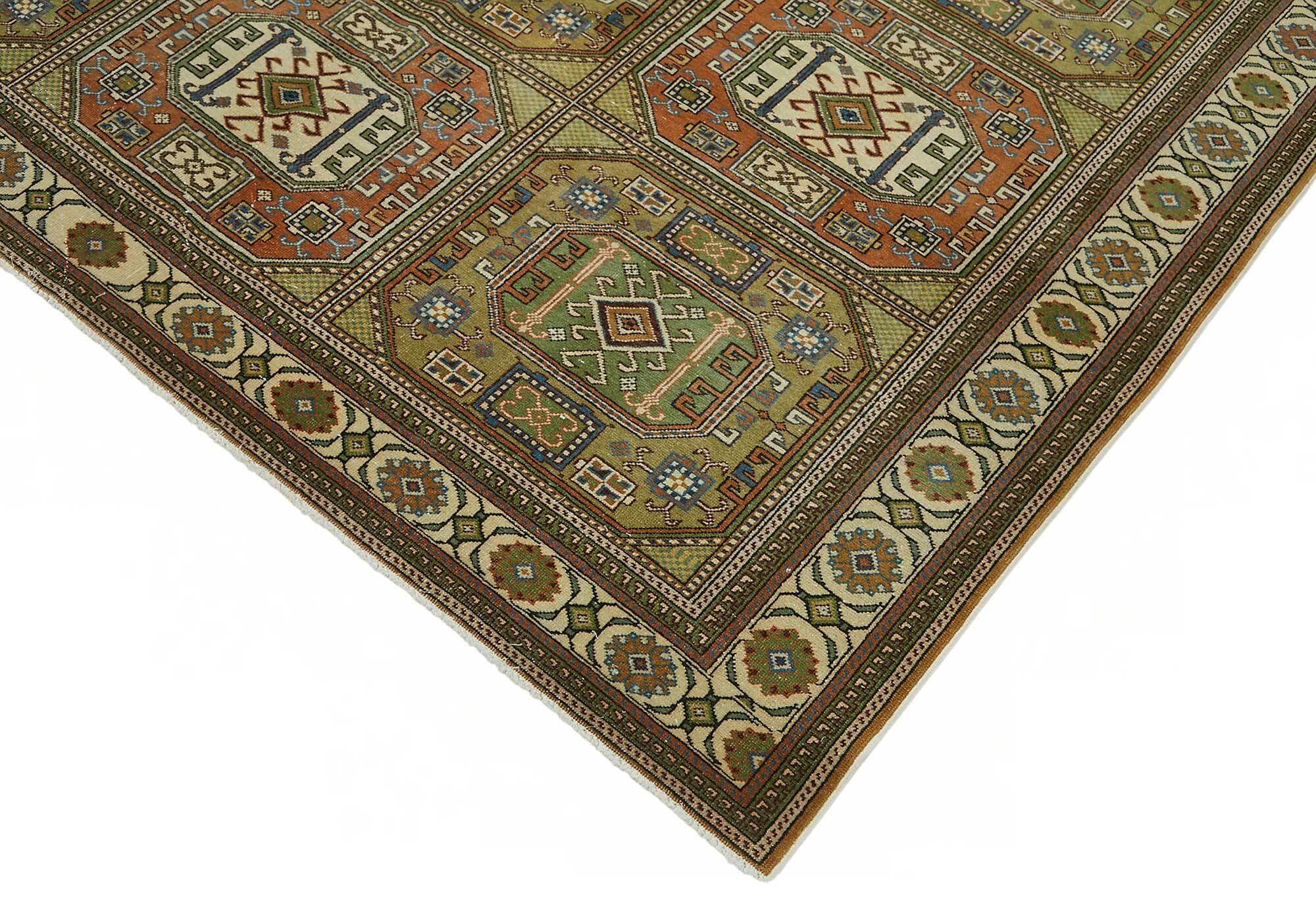 Turkish Wool Vintage Kayseri Rug 195 cm x 288 cm