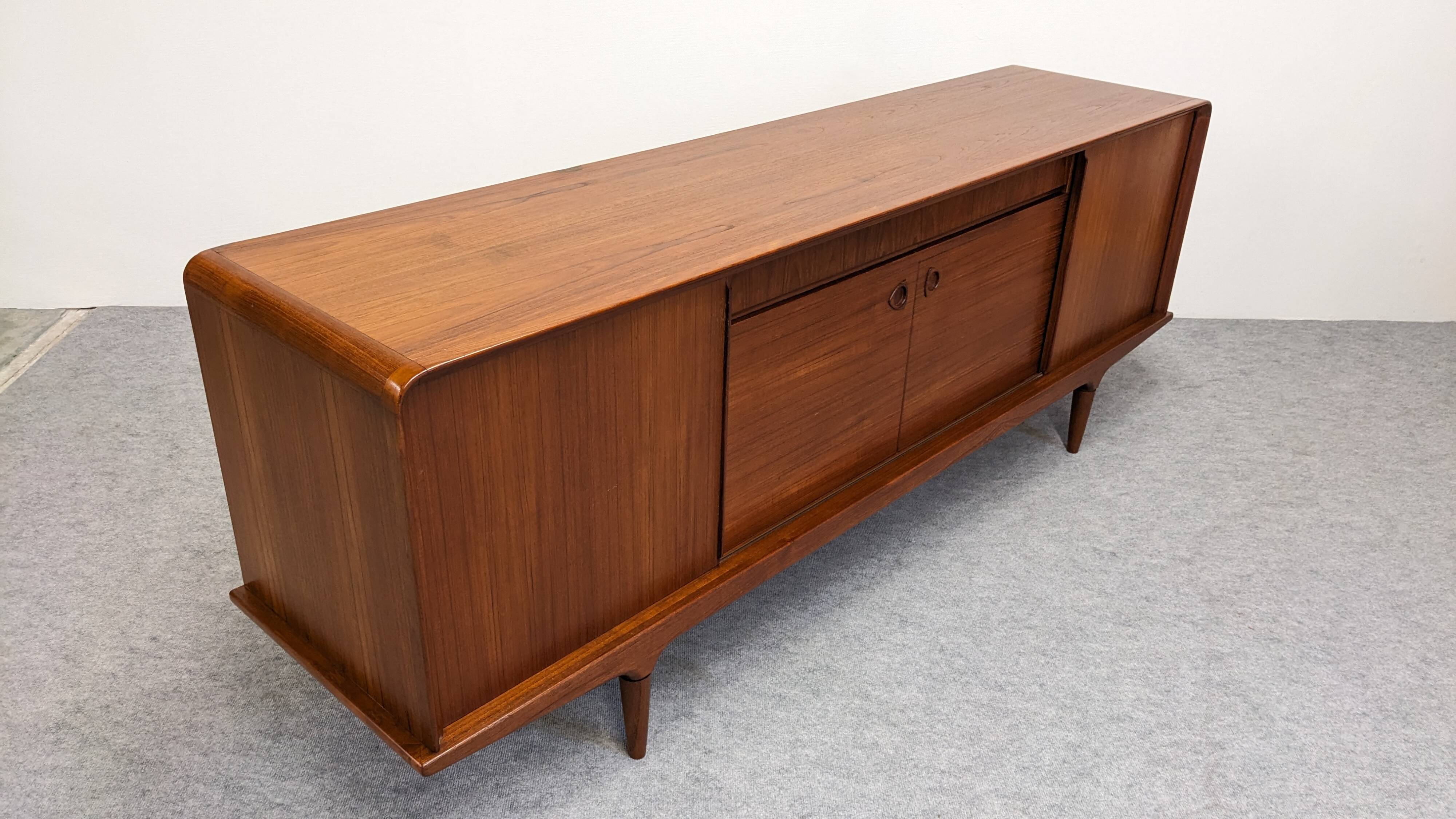 Teak enfilade by Johannes Andersen for Clausen & Son, Denmark 1960.