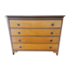 Vintage wooden dresser 4 straight-footed drawers