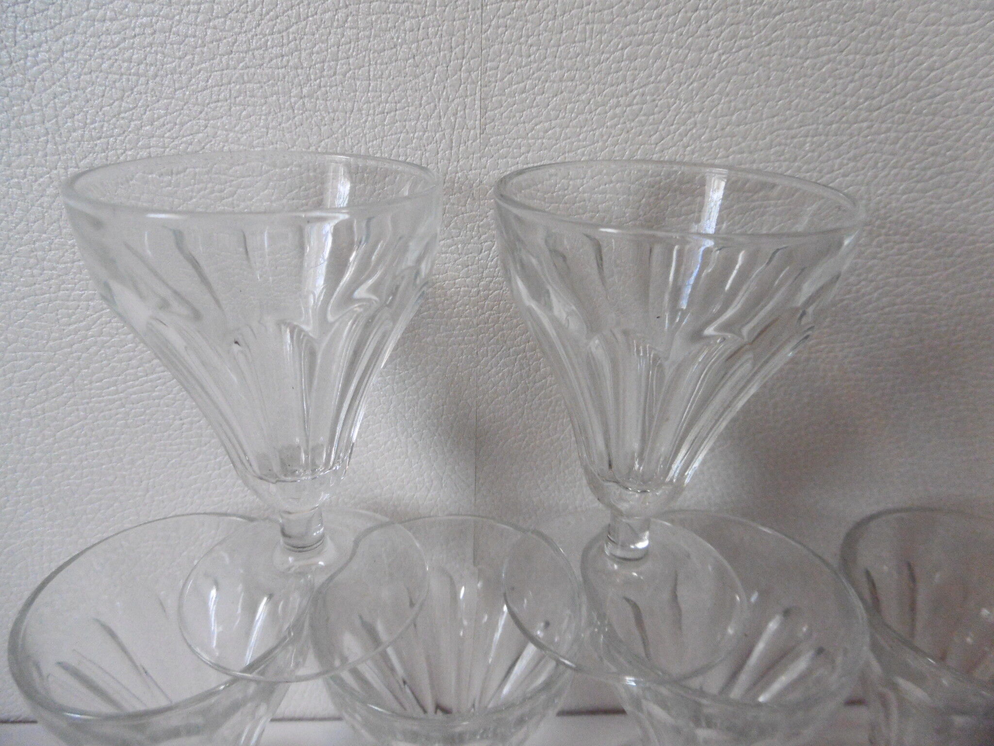 Antique martini glasses