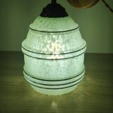 Clichy Art Deco glass wall lamp