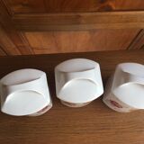 Lot of three spice pots