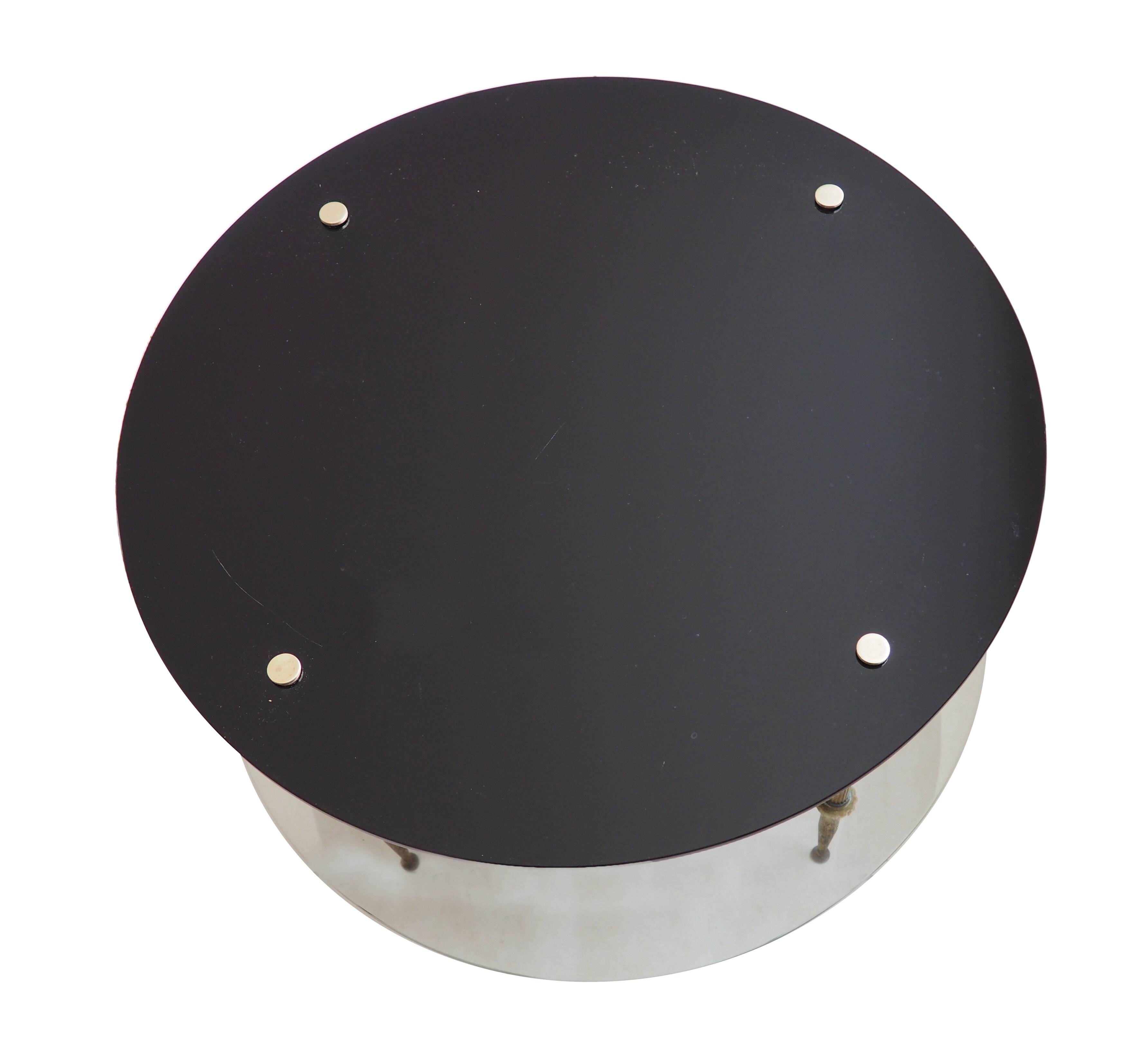 Double glass top coffee table