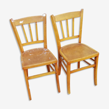 Paire de chaises bistrot