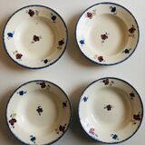 Assiettes plates et creuses