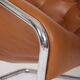 Fauteuil en cuir "Boxer" Kwok Hoi Chan pour Steiner, 1970s