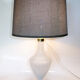 Lampe de table en verre opalin années 1950