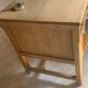 Vintage solid oak craft desk