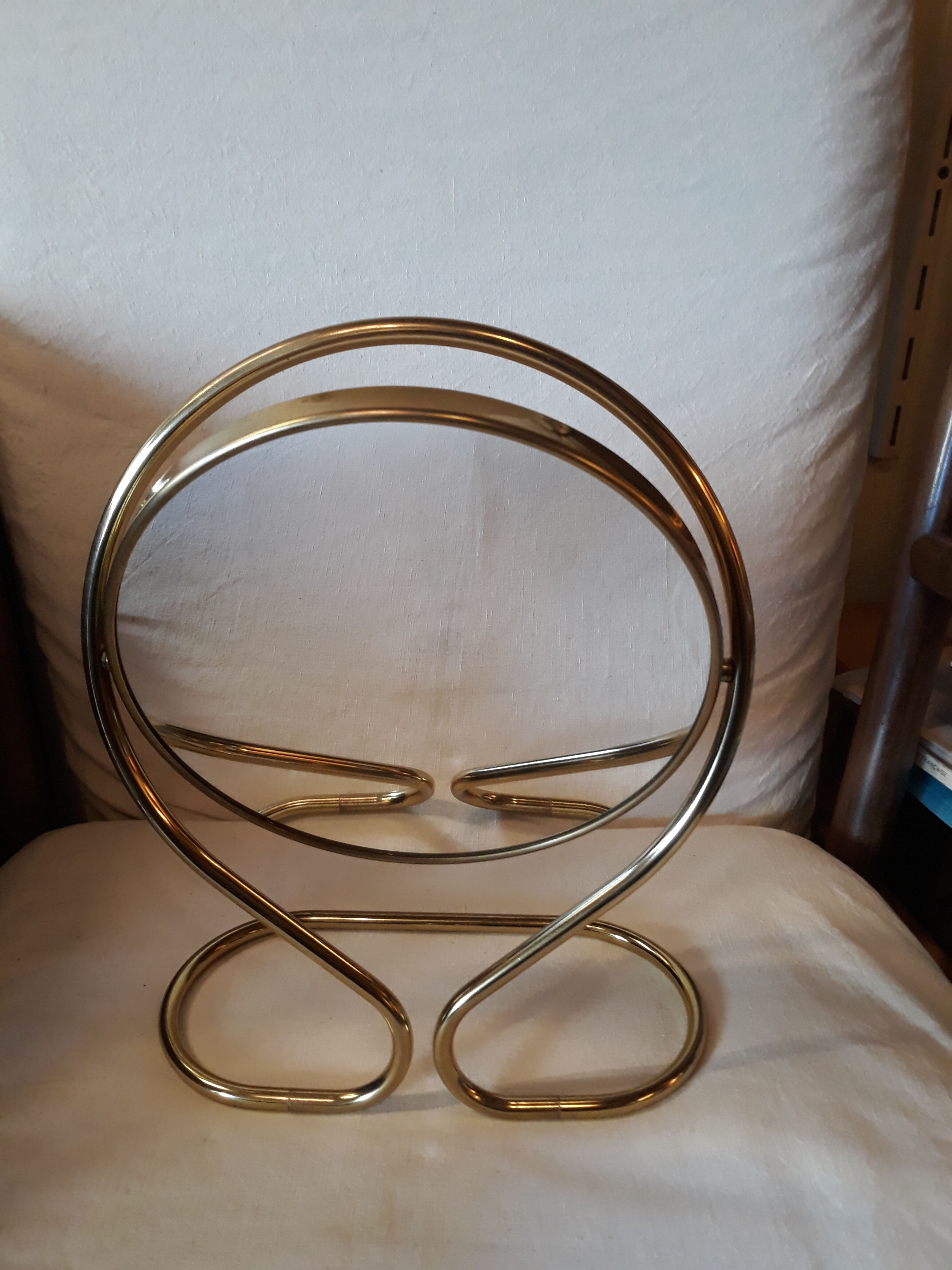 Psyche brass mirror 22x27cm