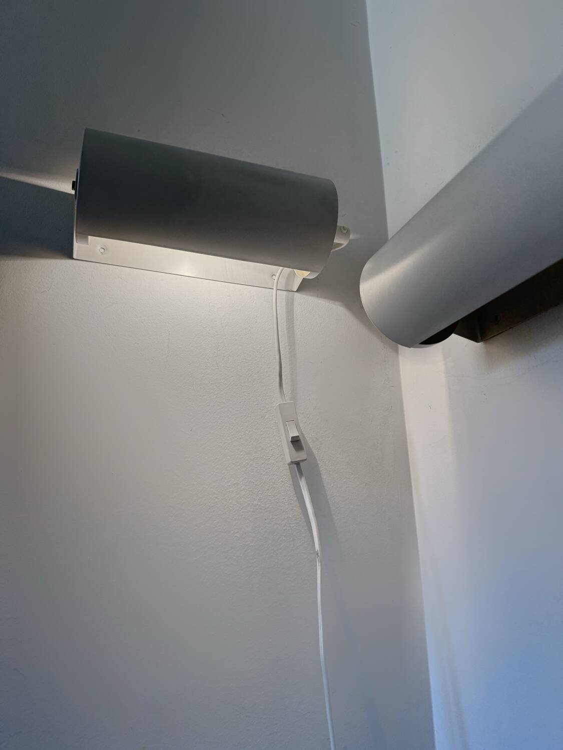 IKEA Lod V413 wall lights from the 1980s.