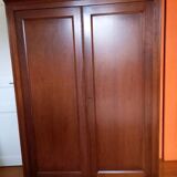 Armoire en merisier massif style Louis Philippe