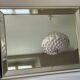 Mirror with glazing beads, Deknudt design, Belgium, 1970s