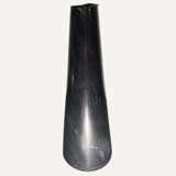 Black marble geometric organic shaped coffee table by Casigliani, Italy 1970s