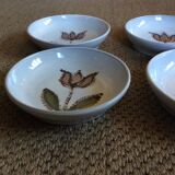 Series of 6 hollow plates