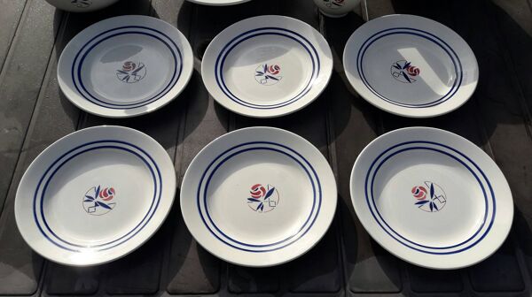 Service de vaisselle 6 personnes 15 pièces Sarreguemines modèle Marianne