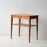 Vintage Scandinavian teak nightstand Björkås Möbelfabrik
