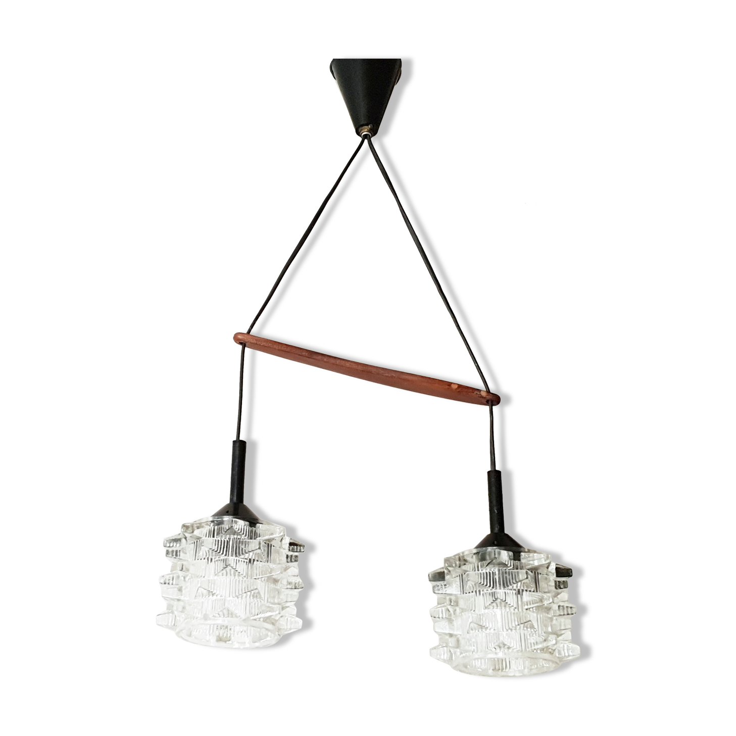 Scandinavian hanging lamp 1960