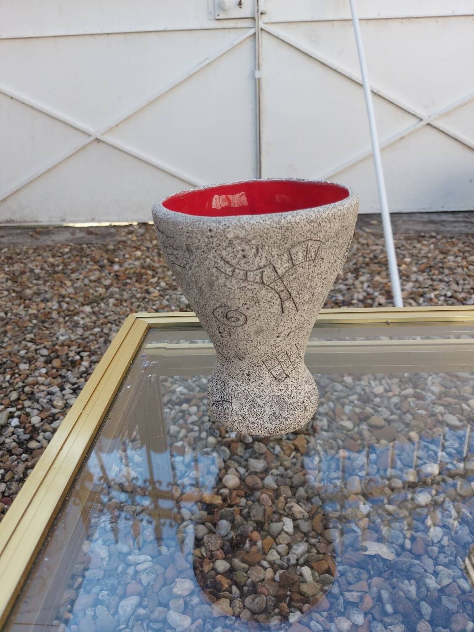 Vase en ceramique éthnique Francis triay