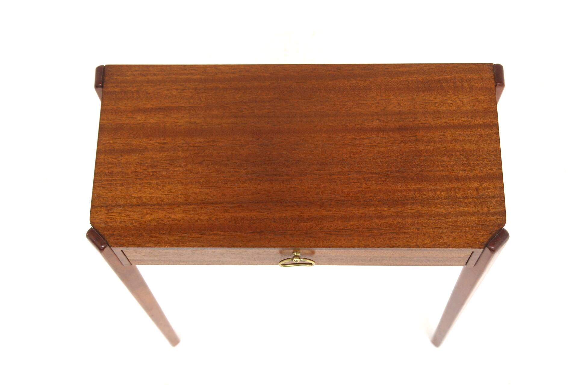 Mahogany bedside table, Sweden, 1950s