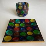 Empty pocket and tealight holder from the 70s
