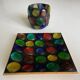 Empty pocket and tealight holder from the 70s