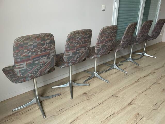 sell 6 swivel chairs from the 60s - Horst Brüning for Cor