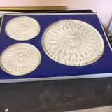 Coffret dessous de plat et bouteille