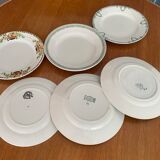 6 flat plates Iron Earth mismatched