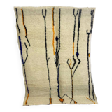 Tapis berbère marocain artisanal 207 x 144 CM
