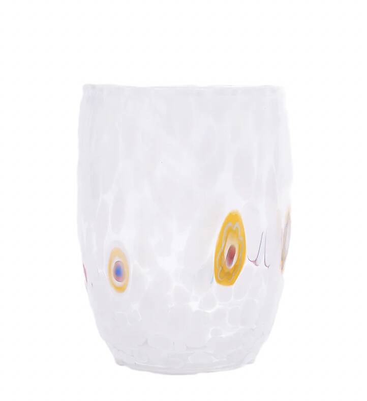 Murano glass in white