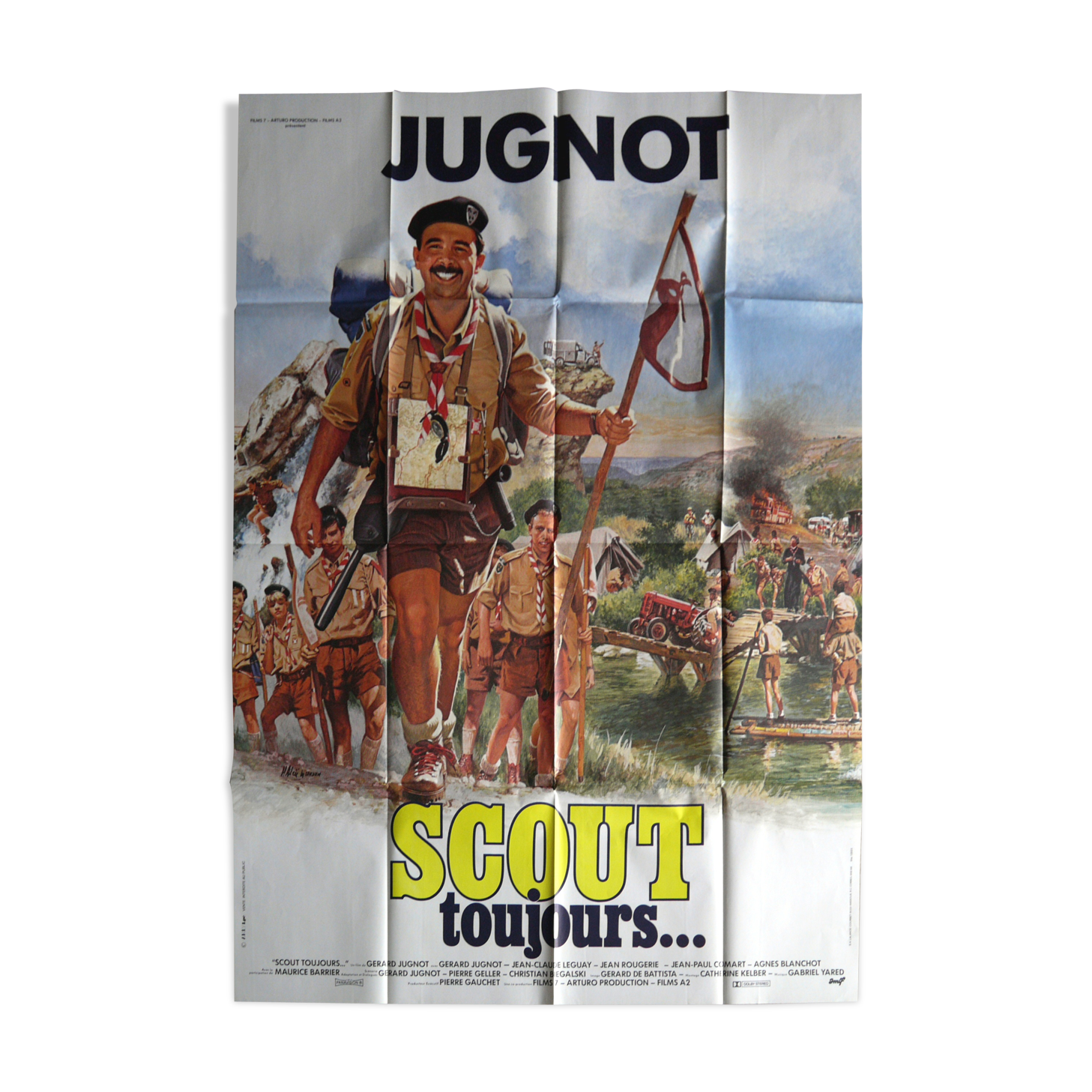 Original cinema poster "Scout always" Gérard Jugnot