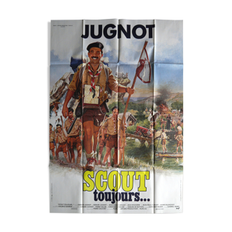 Original cinema poster "Scout always" Gérard Jugnot