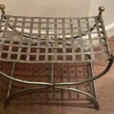 Curule trellis seat