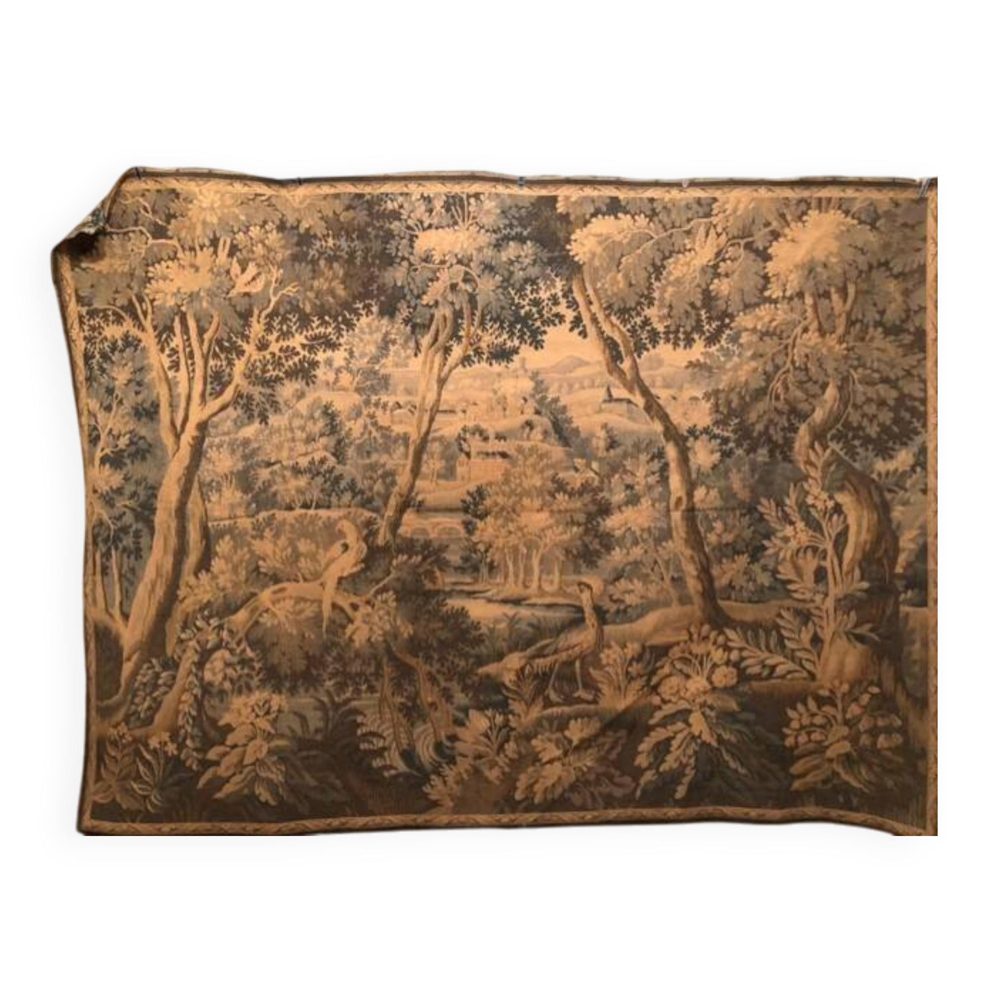French tapestry verdure by jules pansu