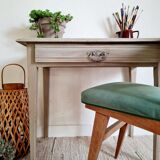 Old wooden desk table