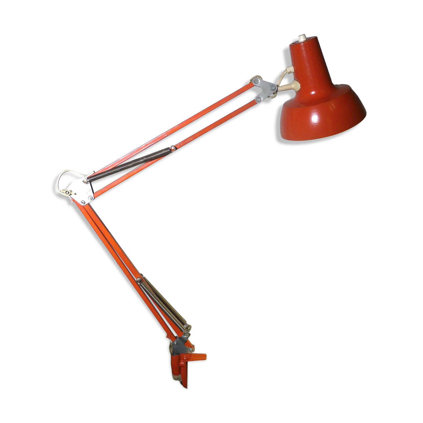 Lampe orange archi 1970