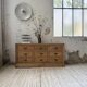 Pine craft cabinet with drawers