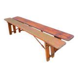 Folding brewery benches